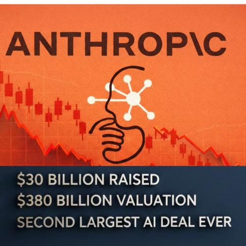 Anthropic Raises $30 Billion at $380 Billion Valuation in Second Largest AI Deal Ever