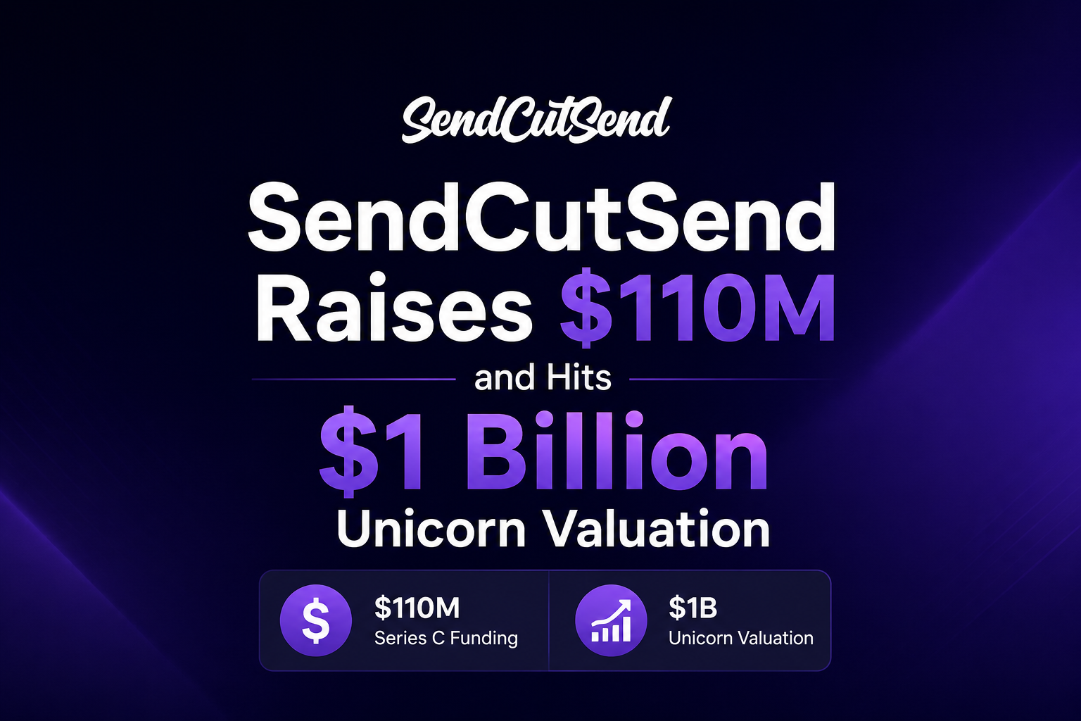 SendCutSend Raises $110M and Hits $1 Billion Unicorn Valuation