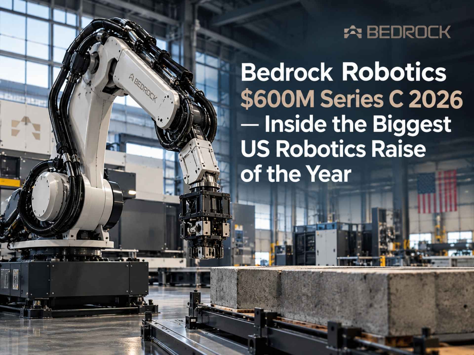 Bedrock Robotics $600M Series C 2026